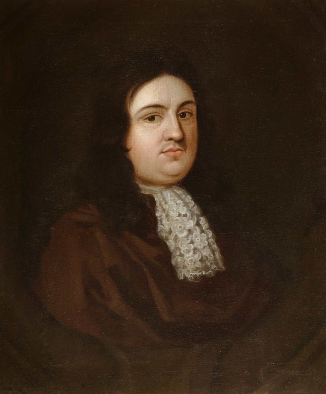 绅士的肖像，c.1750 作者 英语学校