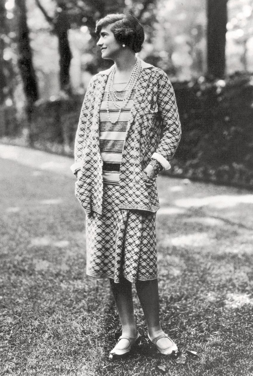加布里埃尔可可香奈儿的肖像，1929年 作者 法国摄影师