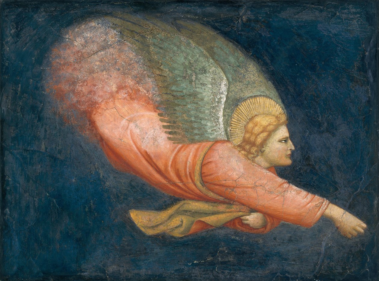 天使，c.1328 作者 意大利学校