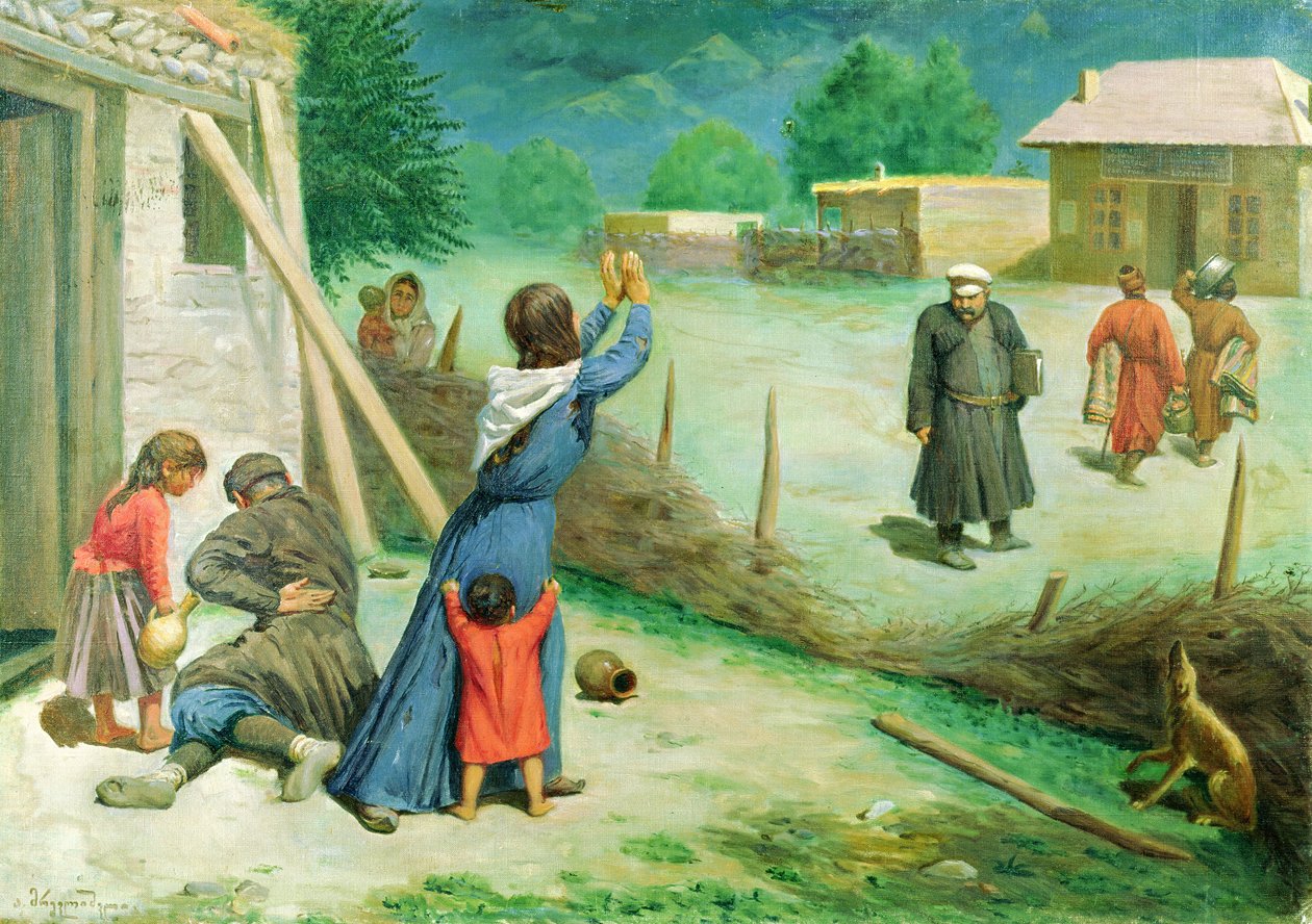 平均收藏，1891年 作者 A.Mrevlishvili