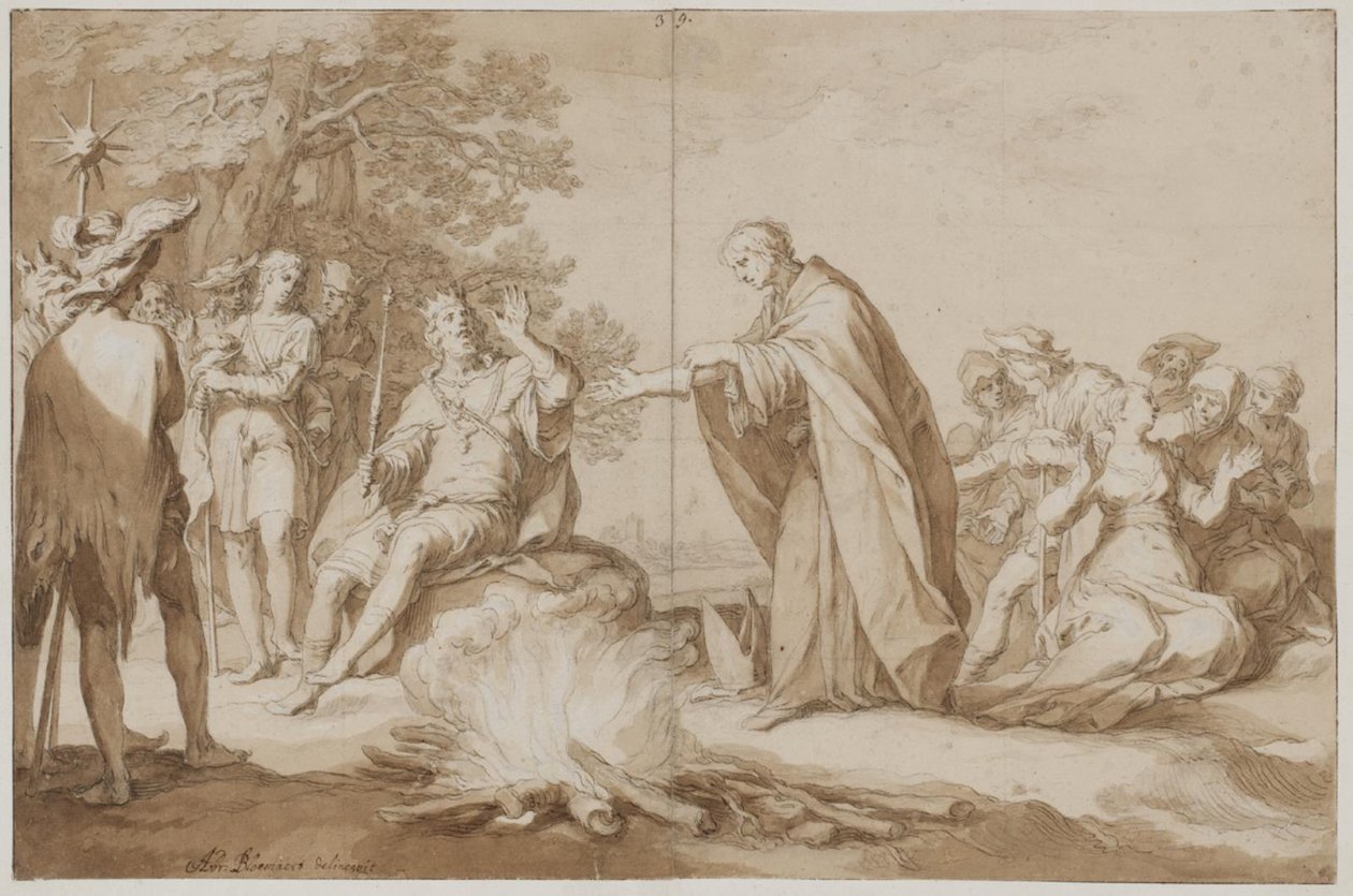 波波的烈火磨难 作者 亚伯拉罕·布洛玛特（Abraham Bloemaert）