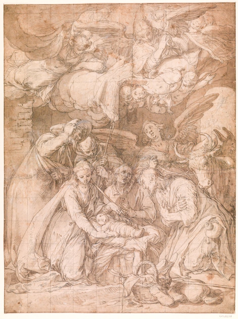 牧羊人的崇拜 作者 亚伯拉罕·布洛玛特（Abraham Bloemaert）