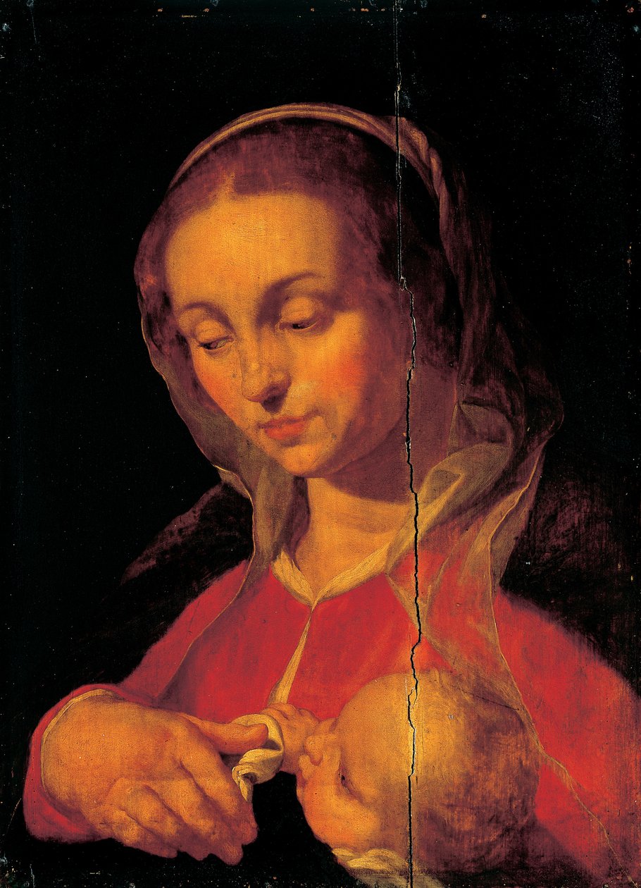 处女和孩子 作者 亚伯拉罕·布洛玛特（Abraham Bloemaert）