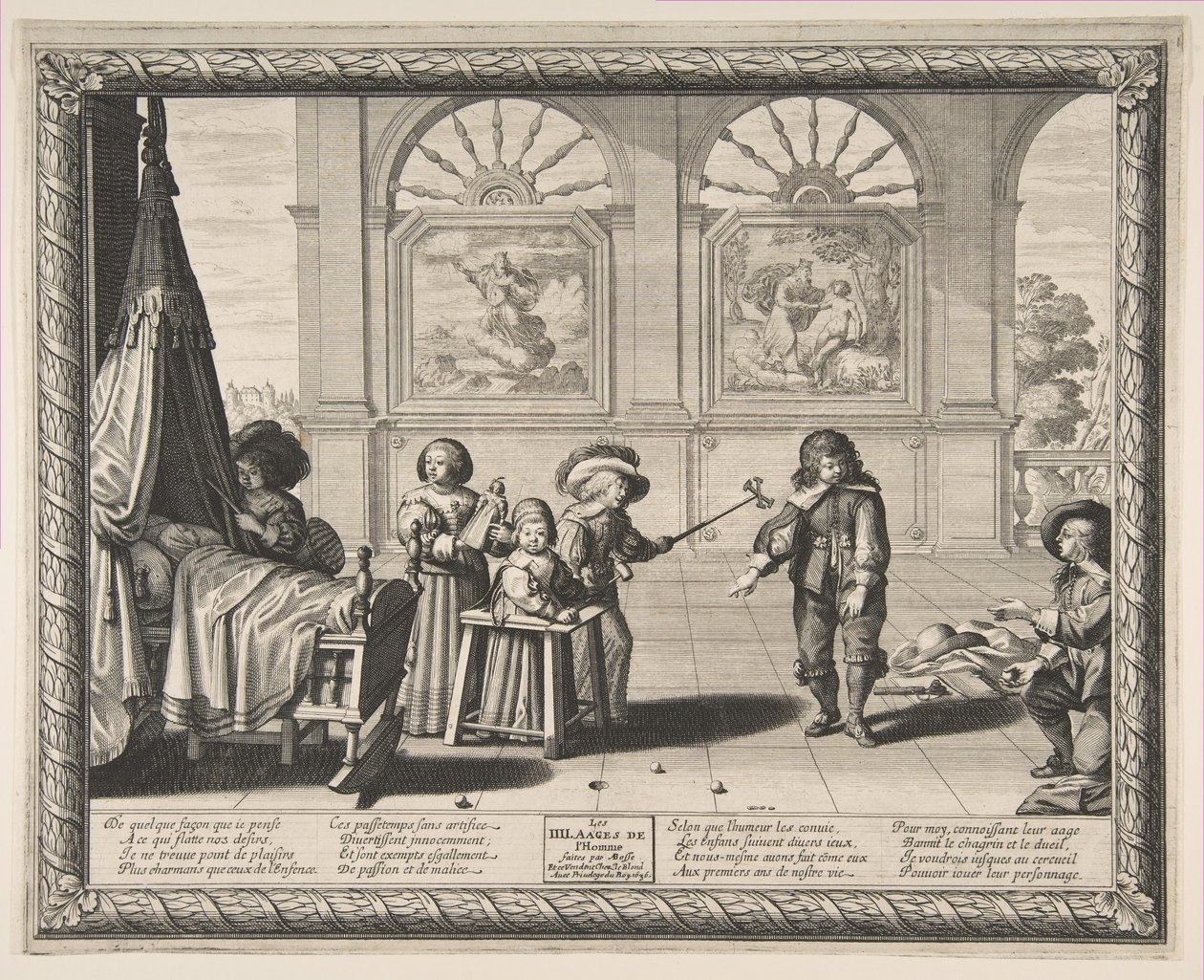 童年，1636年。 作者 亚伯拉罕·博斯（Abraham Bosse）