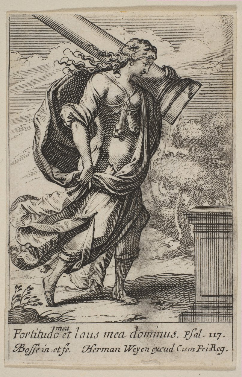 毅力，1636年。 作者 亚伯拉罕·博斯（Abraham Bosse）