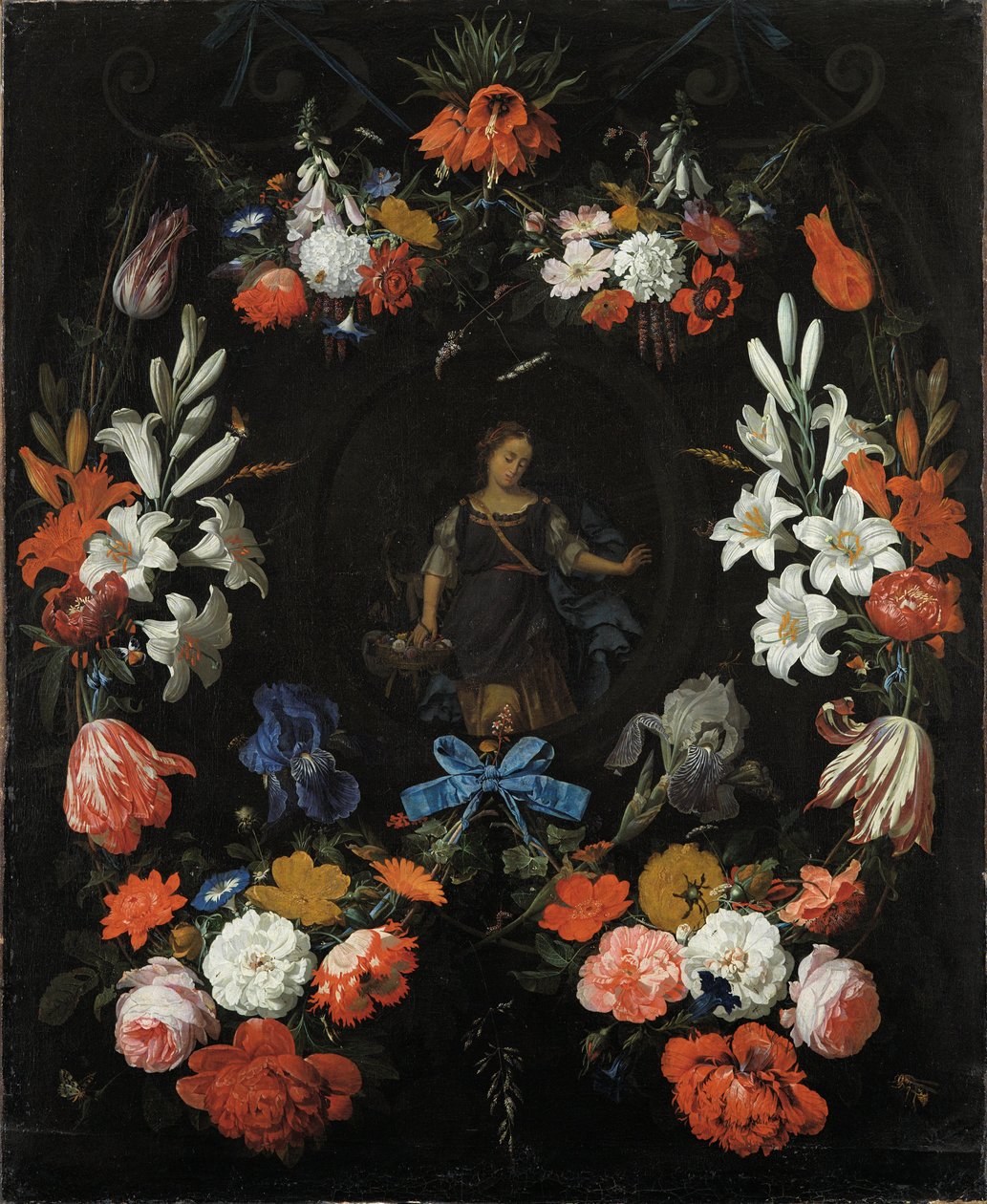 花环 作者 亚伯拉罕·米尼翁（Abraham Mignon）