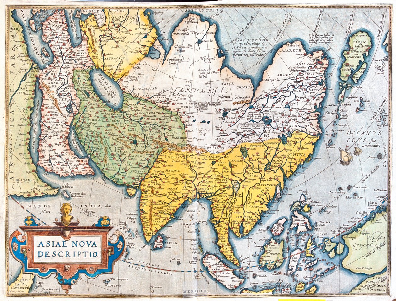 亚洲 作者 亚伯拉罕·奥特里乌斯（Abraham Ortelius）