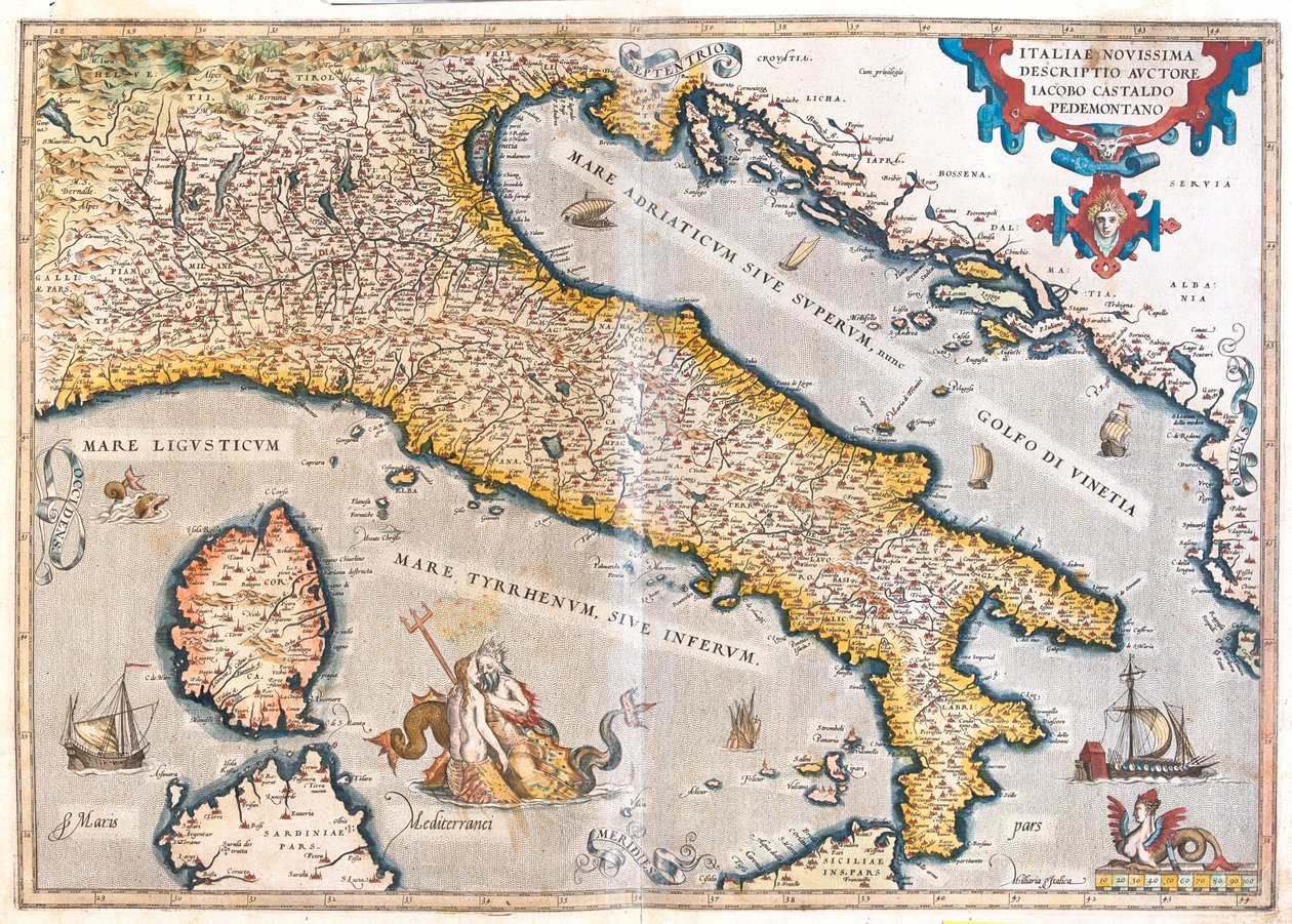 意大利 作者 亚伯拉罕·奥特里乌斯（Abraham Ortelius）