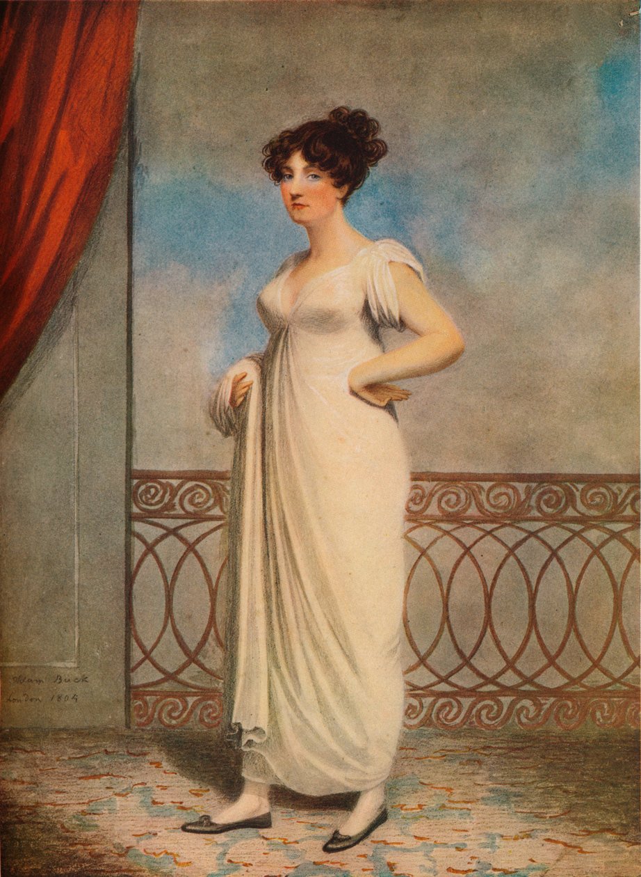 夫人的画像，1804年 作者 亚当·巴克