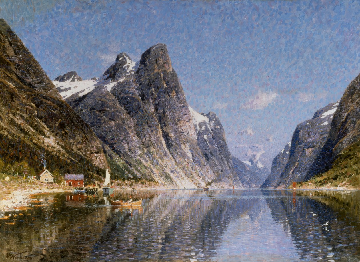 夏天在峡湾 作者 阿德尔斯汀·诺曼（Adelsteen Normann）