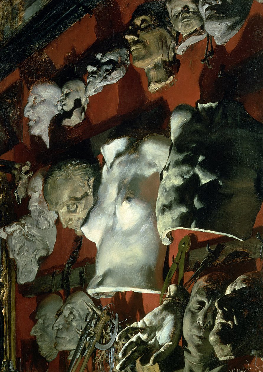 Studio Wall，1872 作者 阿道夫门泽尔