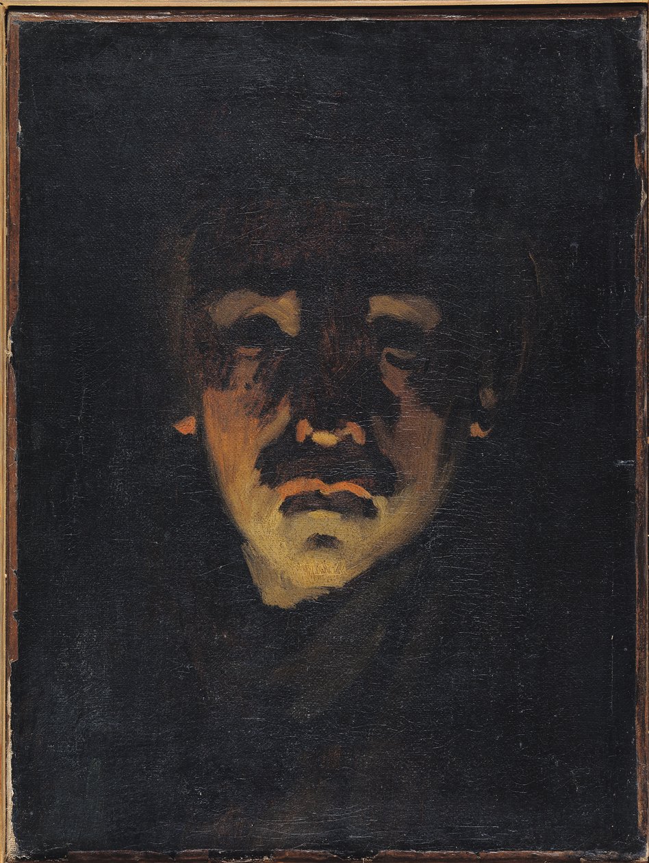 自画像 作者 阿道夫·费利克斯·卡尔斯（Adolphe Felix Cals）
