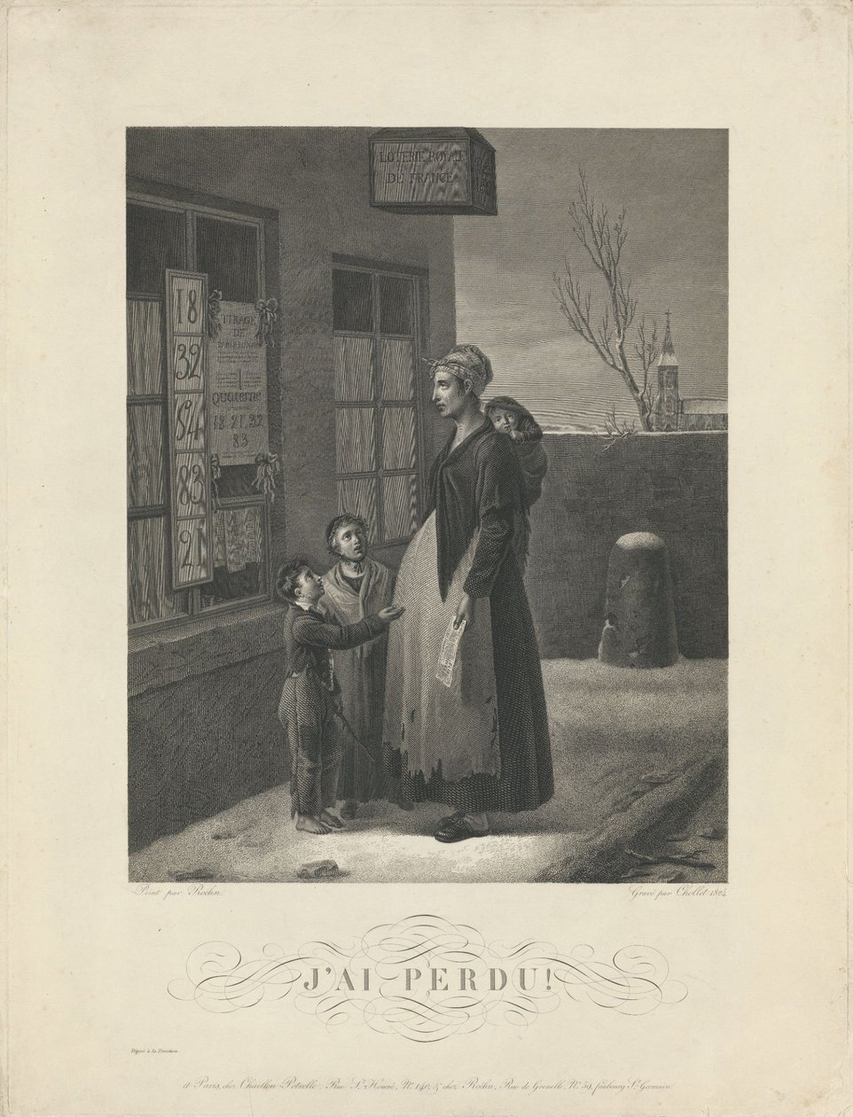Jai Lost！，1824年 作者 阿道夫·罗恩（Adolphe Roehn）