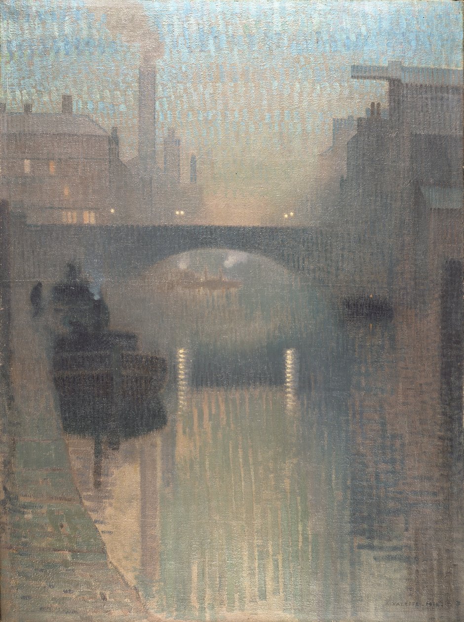 贝利桥, 曼彻斯特 作者 阿道夫·瓦莱特（Adolphe Valette）
