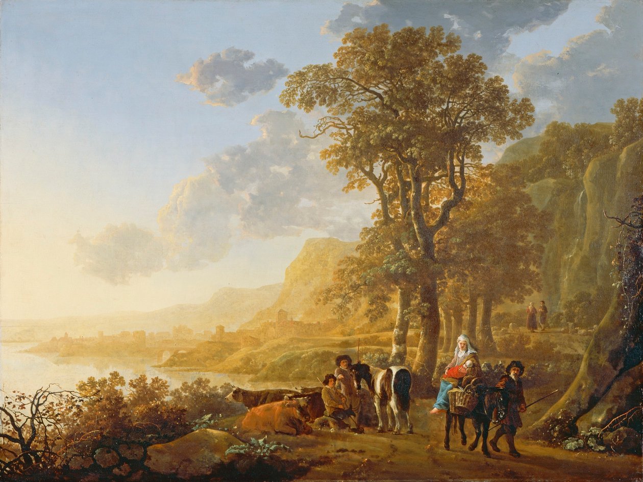 飞往埃及的航班 作者 艾伯特·奎普（Aelbert Cuyp）