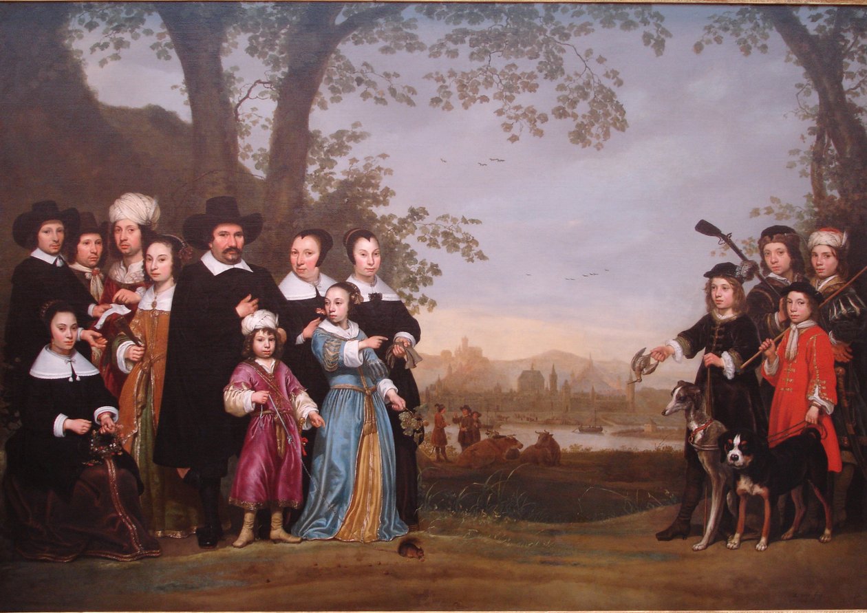 萨姆一家的肖像 作者 艾伯特·奎普（Aelbert Cuyp）