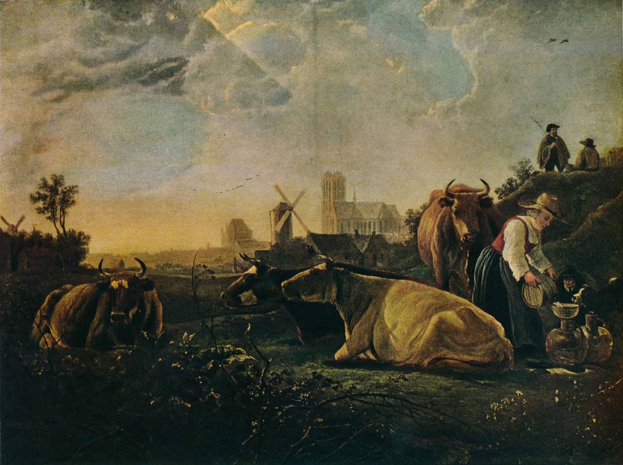 大笨蛋（c1650） 作者 艾伯特·奎普（Aelbert Cuyp）