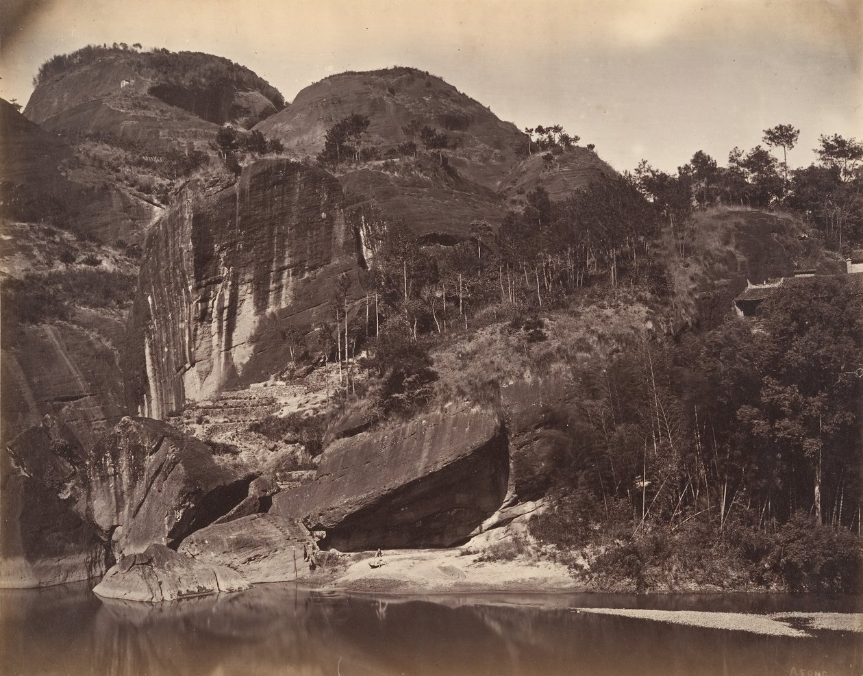 Hisiu Peak，约1869年。 作者 赖阿芳