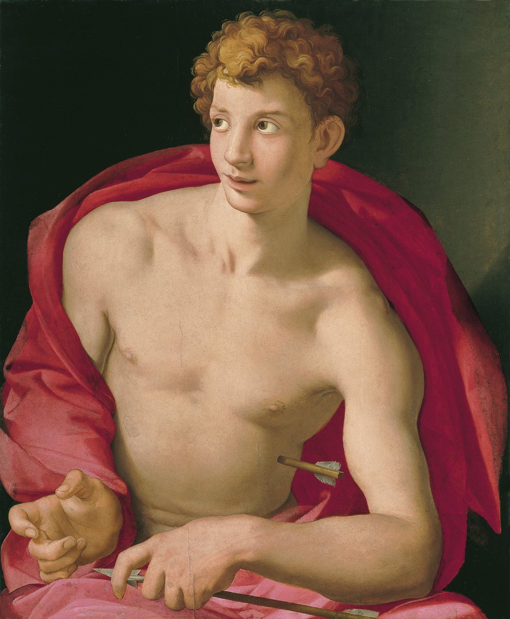 圣塞瓦斯蒂安，1533年 作者 Agnolo Bronzino