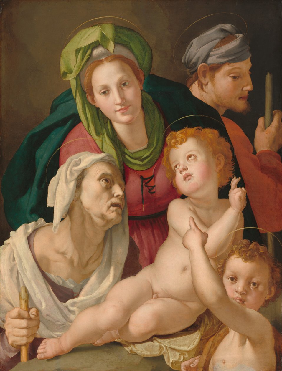 神圣家庭 作者 Agnolo Bronzino