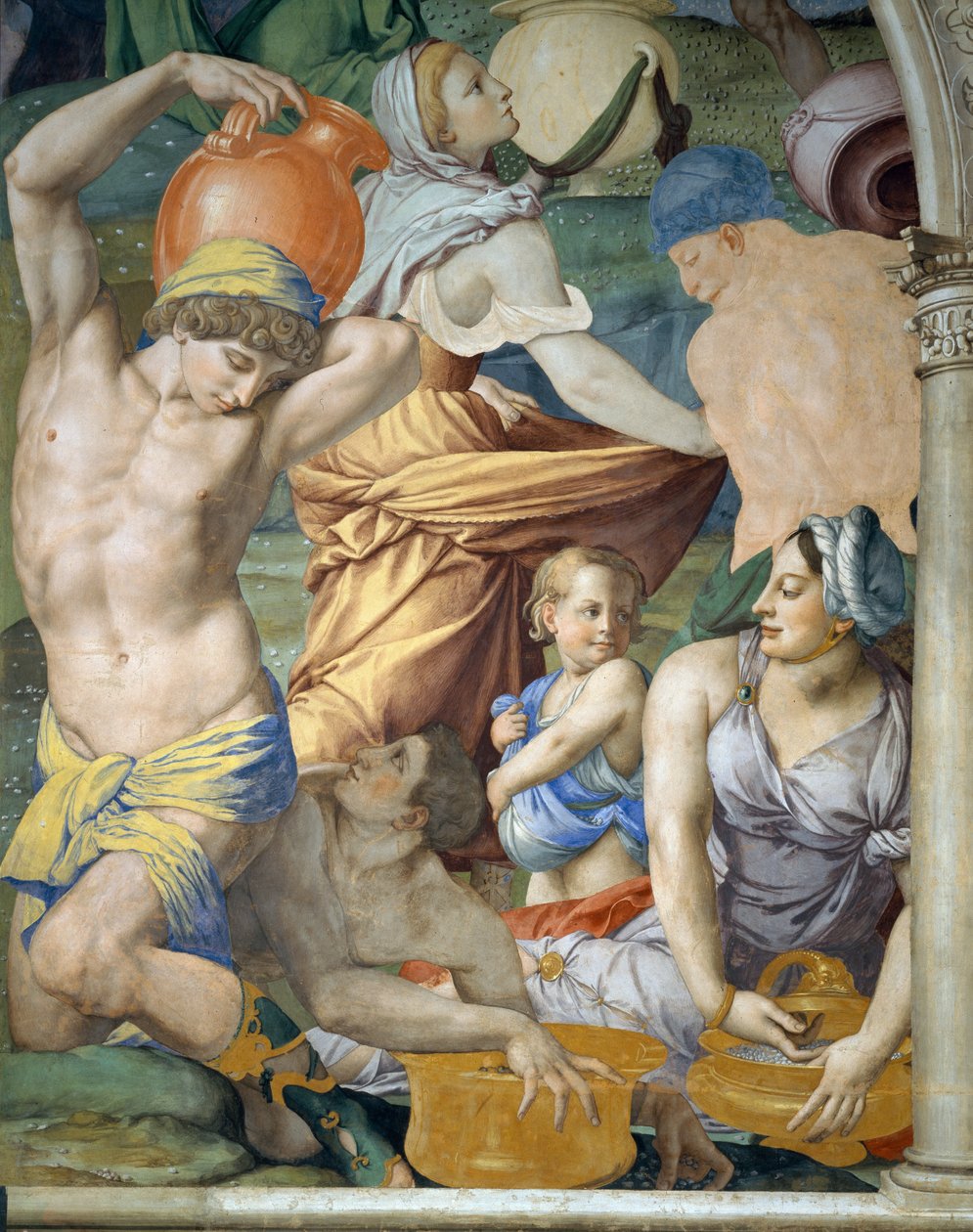 甘露的倒下 作者 Agnolo Bronzino