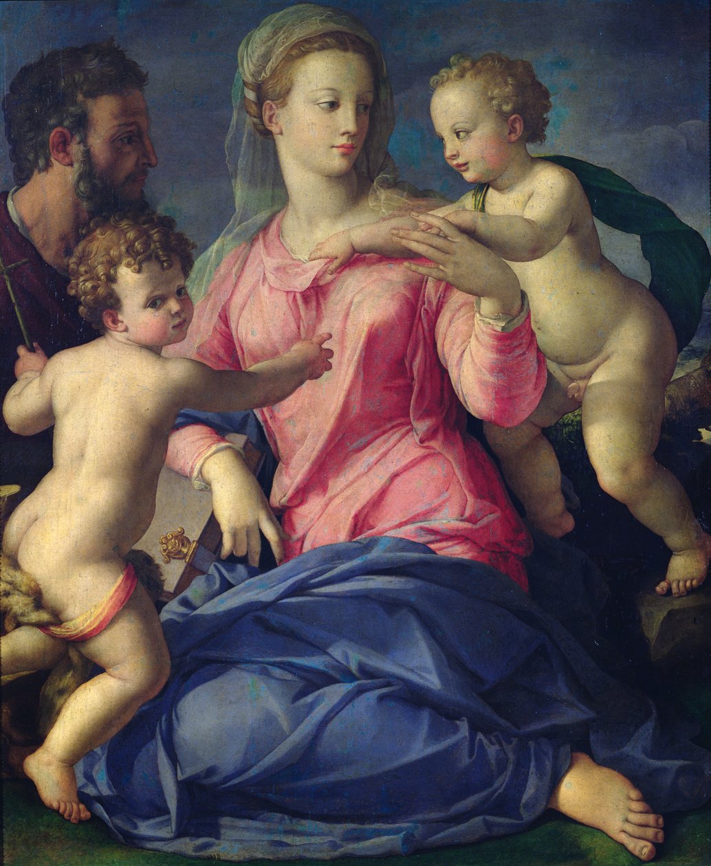 神圣的家庭 作者 Agnolo Bronzino