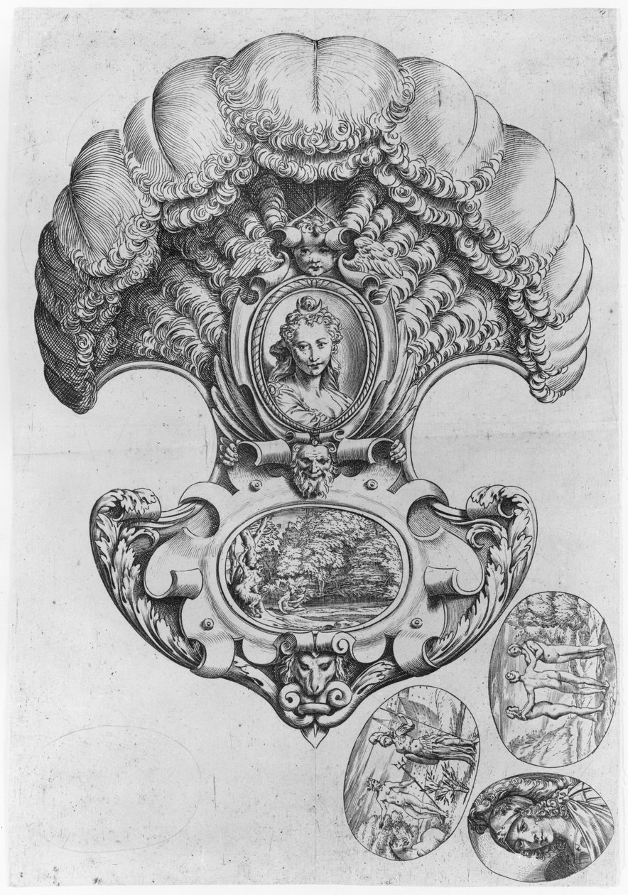 风扇 作者 阿戈斯蒂诺·卡拉奇（Agostino Carracci）
