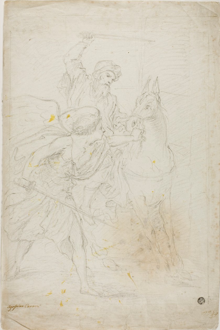 巴兰的屁股 作者 阿戈斯蒂诺·卡拉奇（Agostino Carracci）