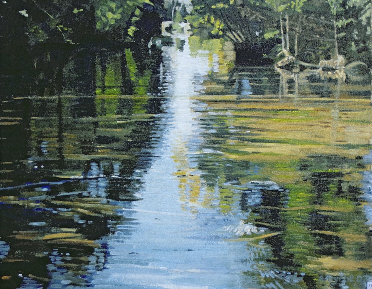 闪闪发光的河，2003年 作者 艾伦·伯恩