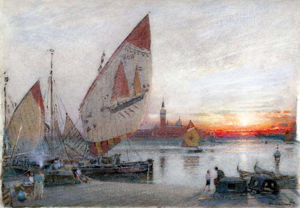 威尼斯》，1910年 作者 阿尔伯特·古德温