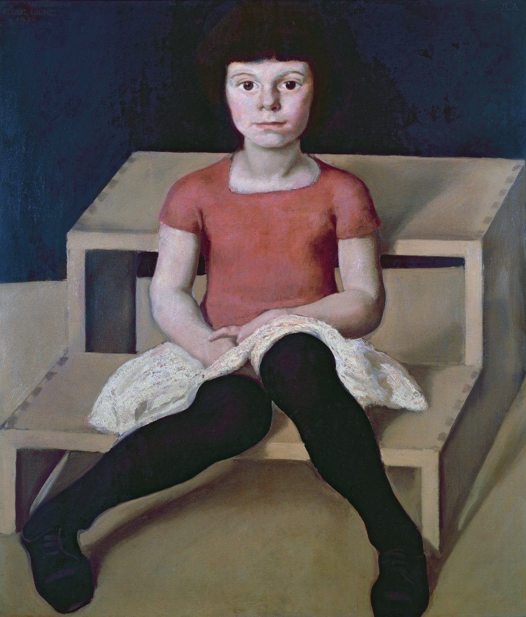 艺术家最小的女儿，1920年 作者 阿尔宾·艾格·林茨