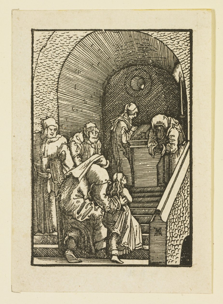 在圣殿中呈现圣母 作者 阿尔布雷希特·阿尔特多夫（Albrecht Altdorfer）