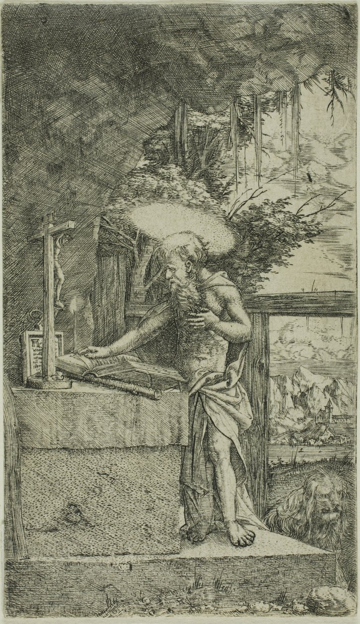 圣杰罗姆雷丁 作者 阿尔布雷希特·阿尔特多夫（Albrecht Altdorfer）