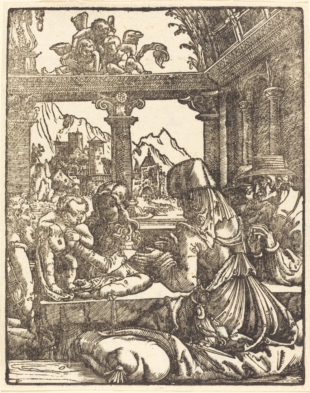 圣洁的亲情 作者 阿尔布雷希特·阿尔特多夫（Albrecht Altdorfer）