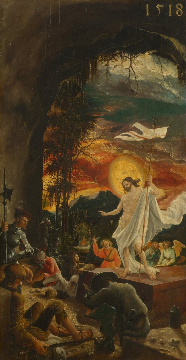 基督的复活，1518年 作者 阿尔布雷希特·阿尔特多夫（Albrecht Altdorfer）