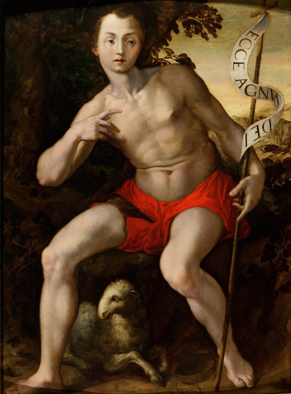 施洗者圣约翰 作者 亚历山德罗·阿洛里（Alessandro Allori）