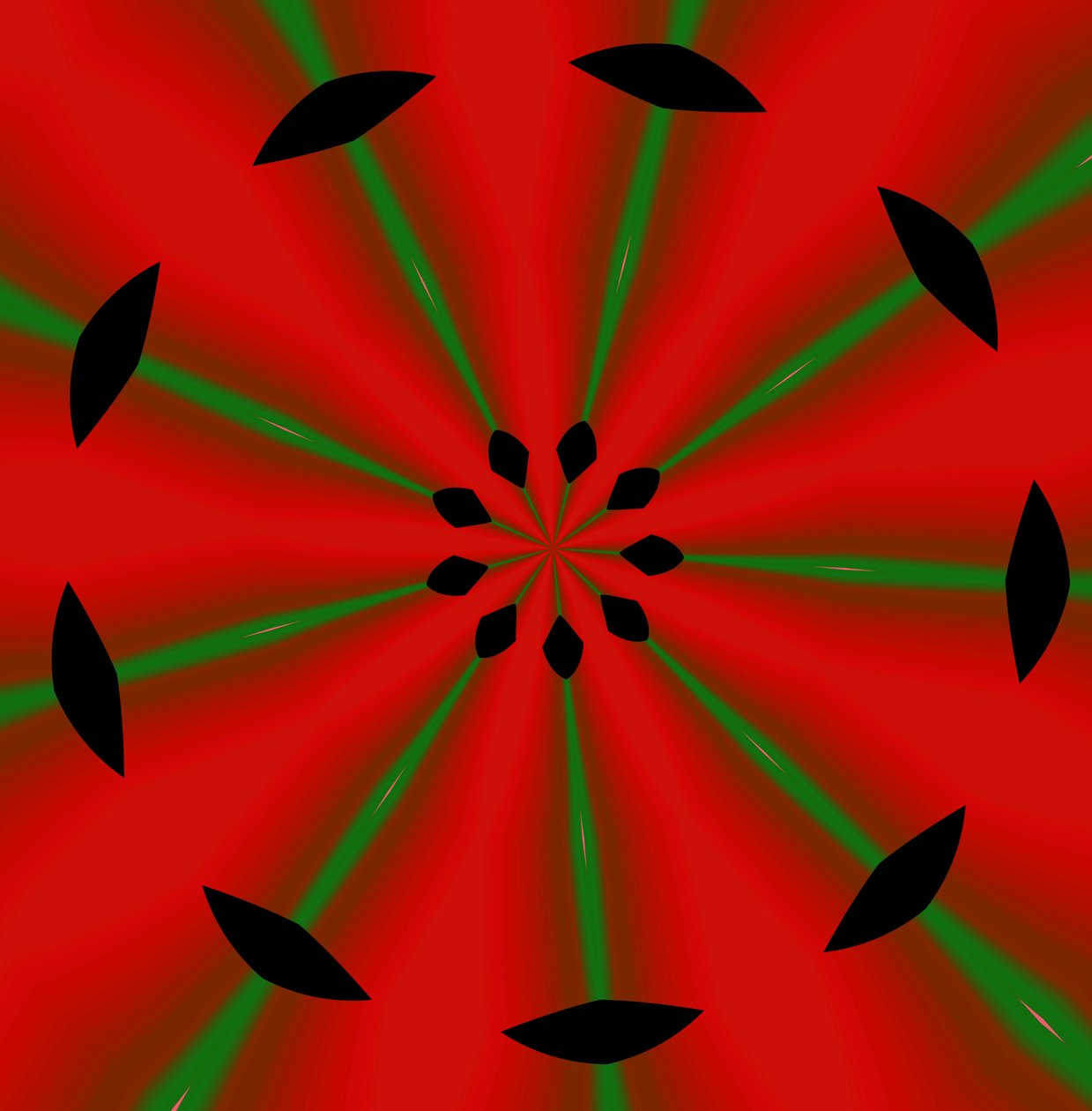 flowers #2,2019,(gradient) 作者 亚历克斯·卡明克