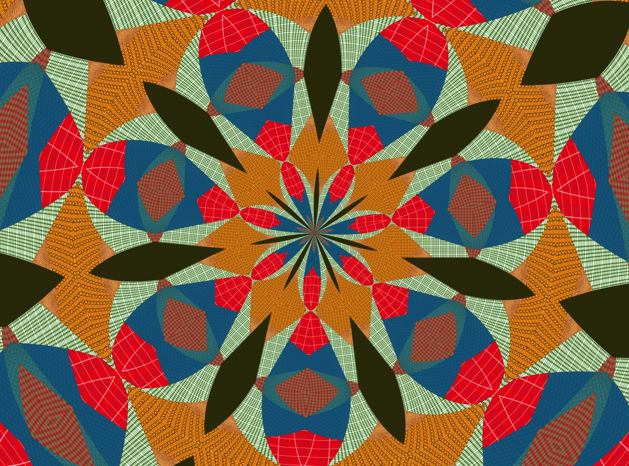 ornament #40,2019,(mixed media) 作者 亚历克斯·卡明克