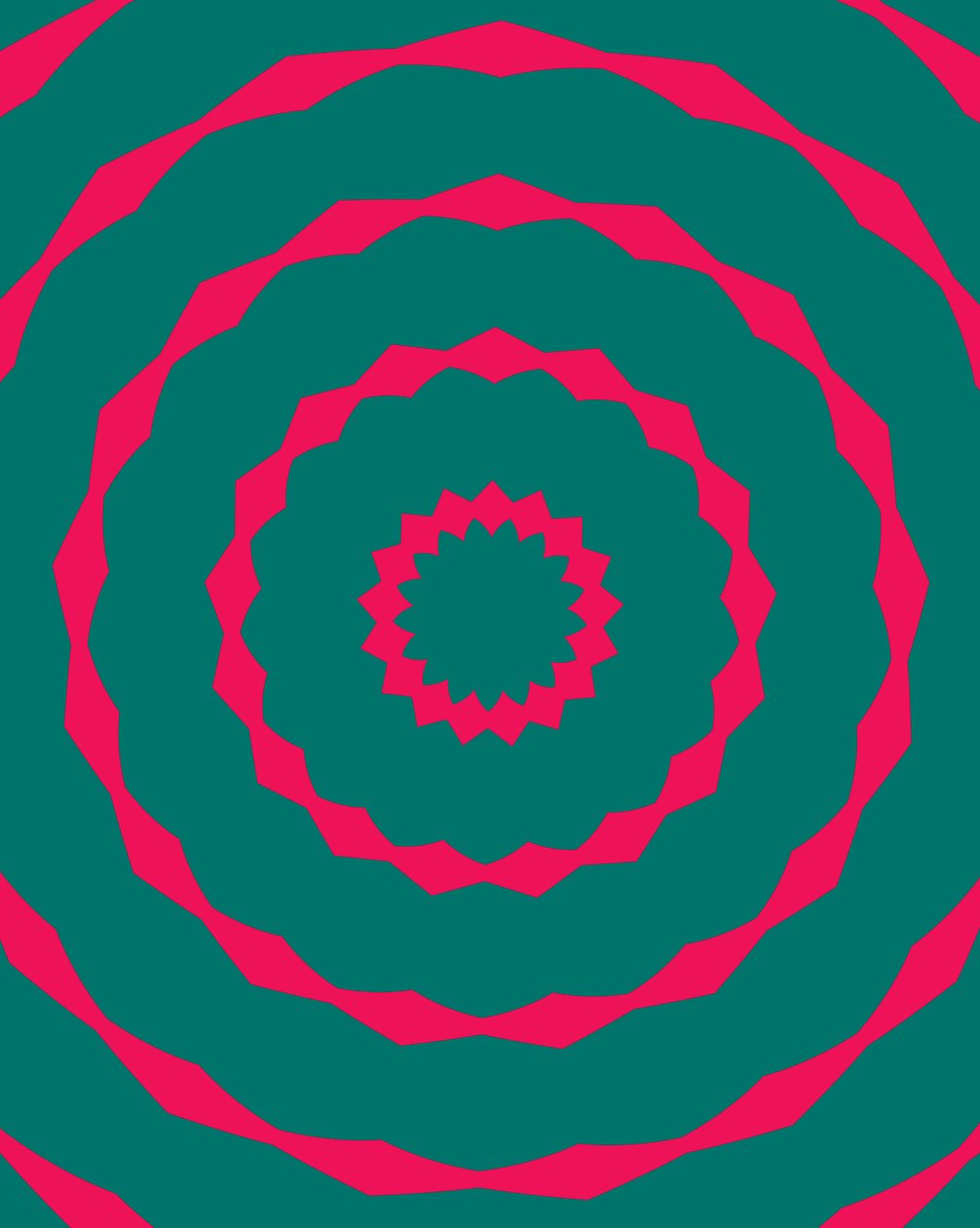 ornament #5,2019,(prints) 作者 亚历克斯·卡明克