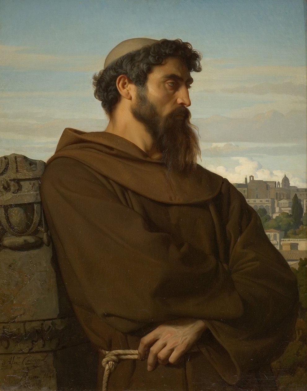 罗马僧侣 作者 亚历山大·卡巴内尔（Alexandre Cabanel）