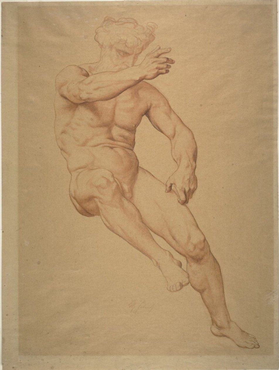 学术裸体 作者 亚历山大·卡巴内尔（Alexandre Cabanel）