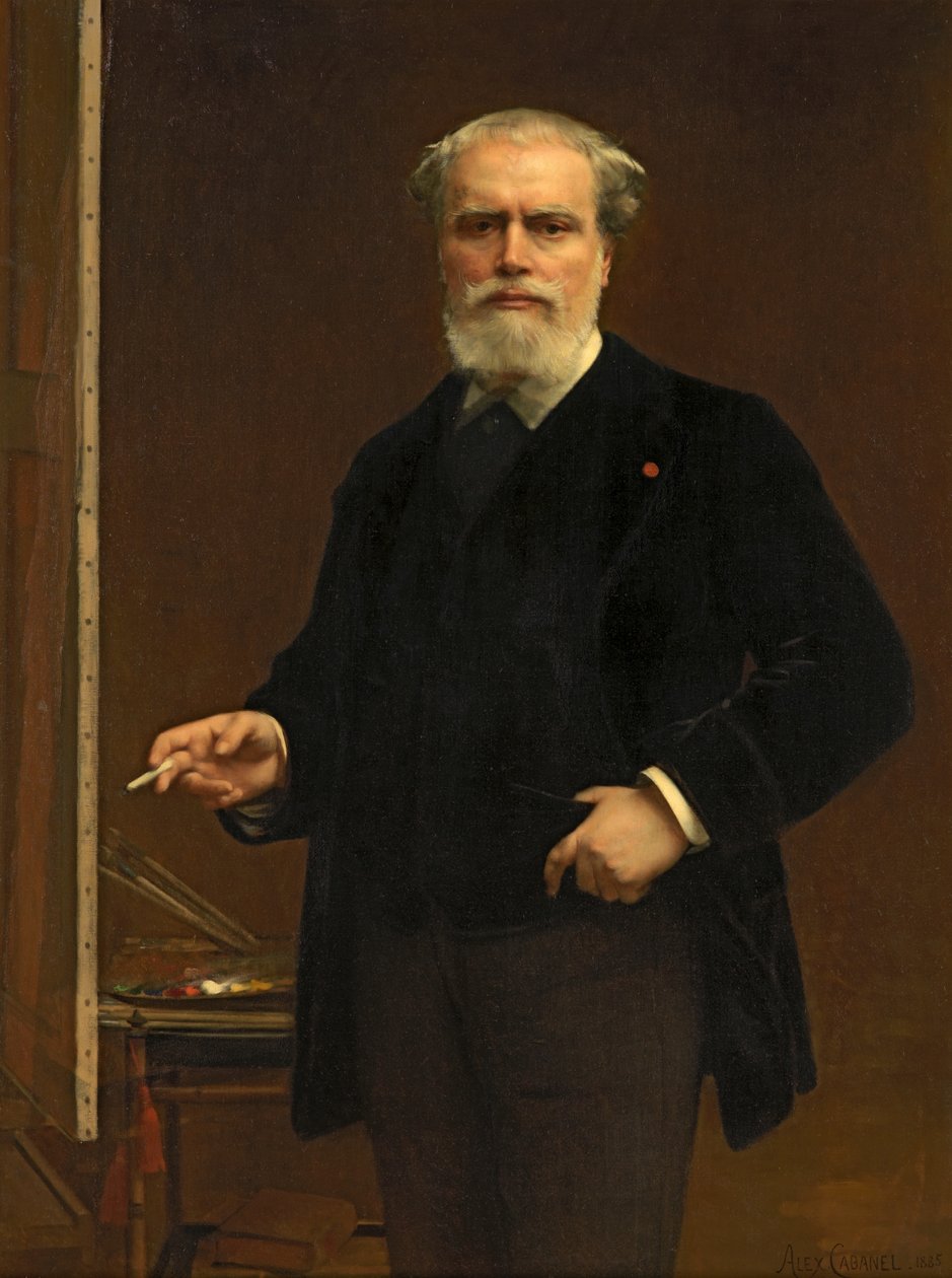 自画像 作者 亚历山大·卡巴内尔（Alexandre Cabanel）