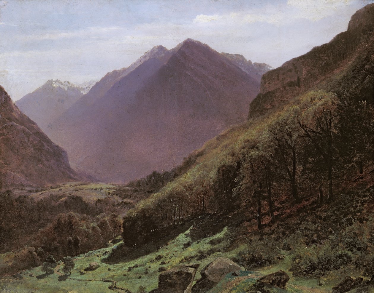 山地研究，1840-43 作者 亚历山大卡拉梅
