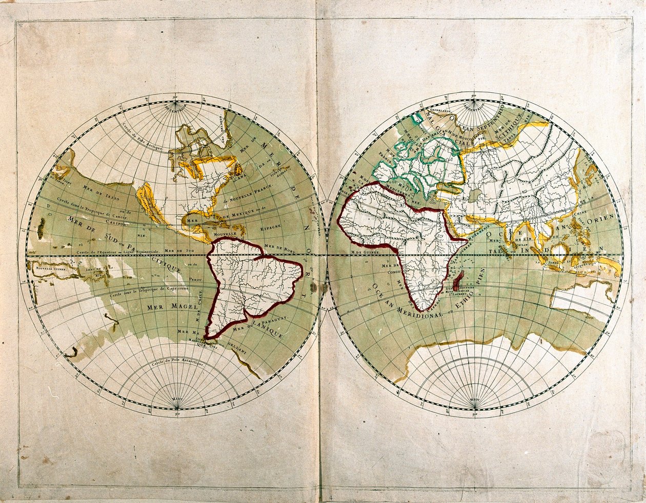 世界地图 作者 亚历克西斯·休伯特·贾洛特