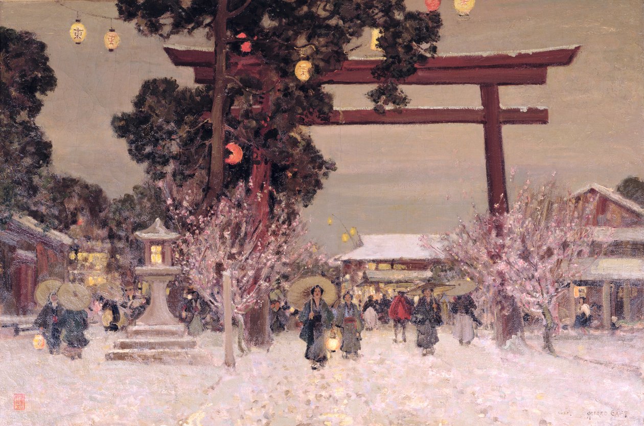 观点的神道圣地，c.1889 作者 东阿尔弗雷德