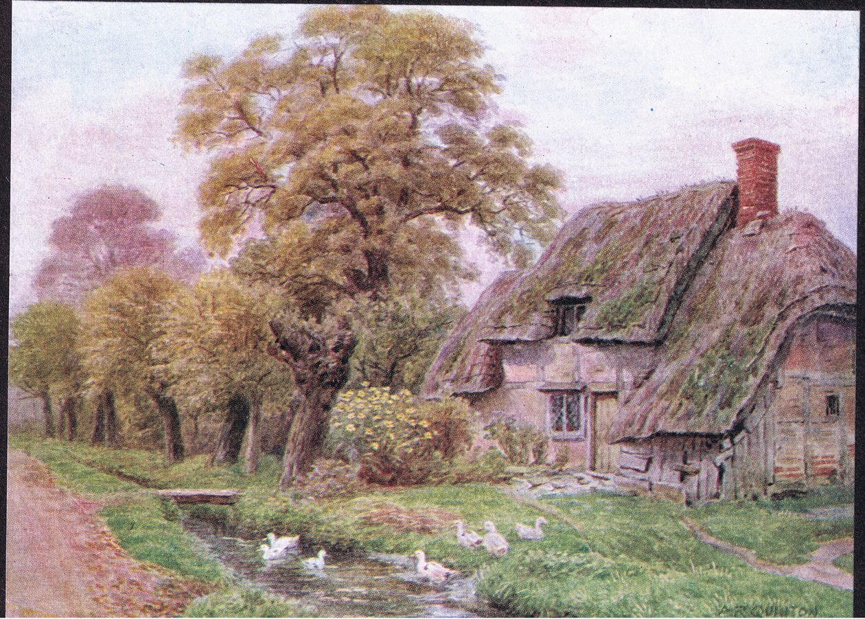 1912年，Dent＆Sons有限公司出版了The Cottages和乡村生活的The Brook，Steventon 作者 阿尔弗雷德·罗伯特·昆顿