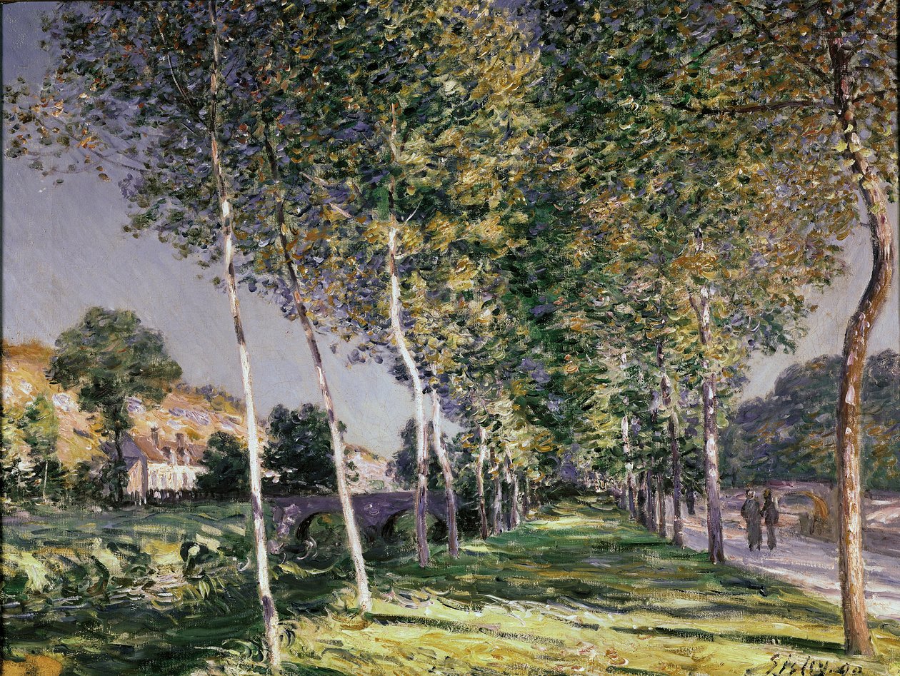 The Walk，1890 作者 阿尔弗雷德·西斯利
