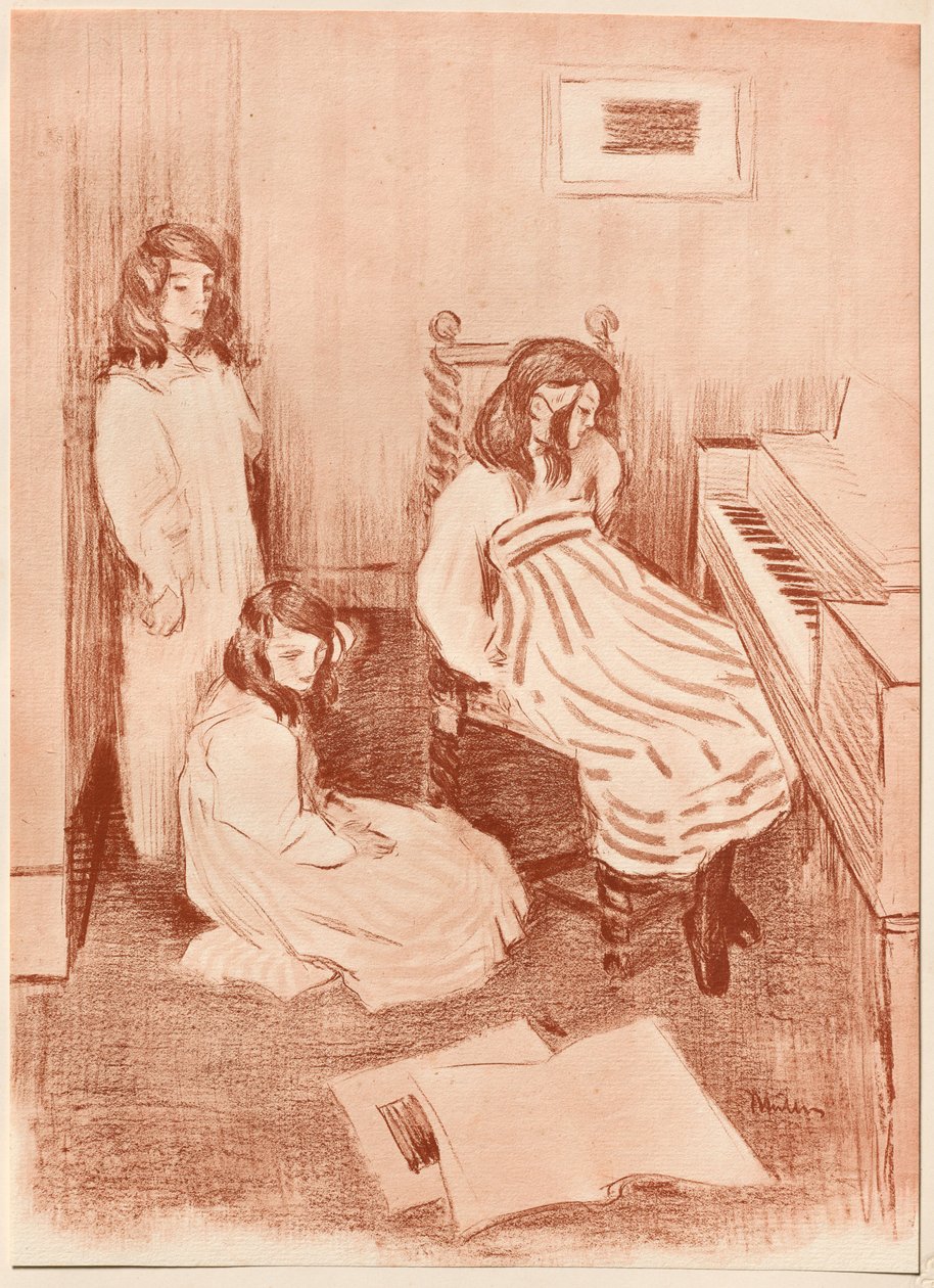 Bouderie，1898年。 作者 阿尔弗雷多·穆勒