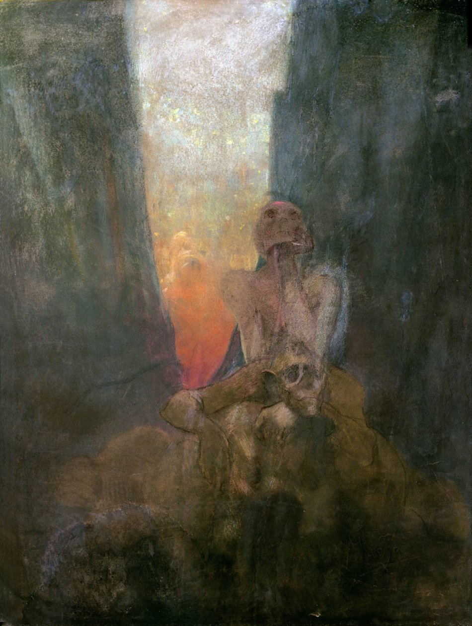 深渊，1899年 作者 阿方斯·慕夏