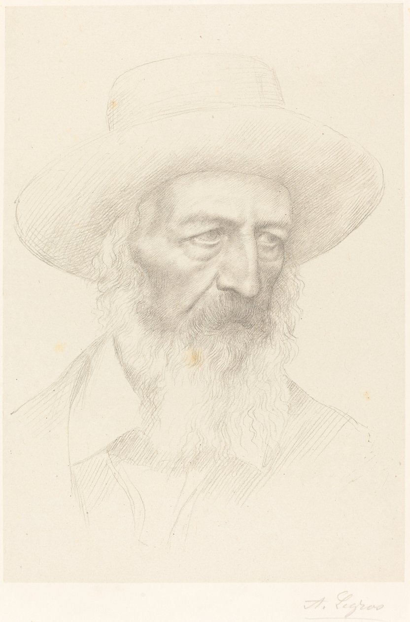 阿尔弗雷德，丁尼生勋爵 作者 阿方斯·莱格罗斯（Alphonse Legros）